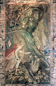 Indre & Loire N* 030 - Kasteel van Azay-le-Rideau - Kamer N* 9 - Wandtapijt: Geschiedenis van Psyche door Unknown